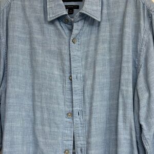 Banana Republic Light Blue Casual Button Down Shirt
